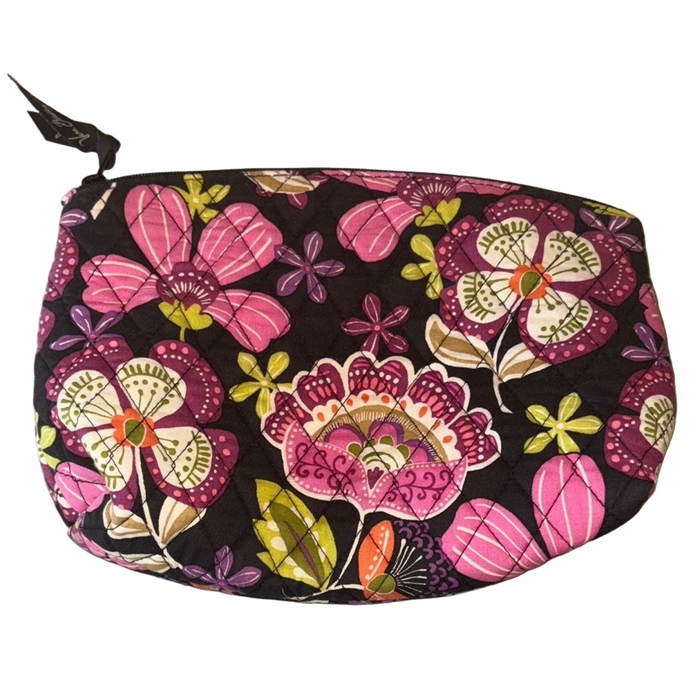 Vera Bradley Floral Quilted Make Up Carrying Case